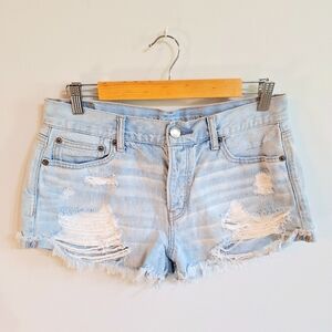 American Eagle Outfitters Tomgirl Shortie Jean Shorts